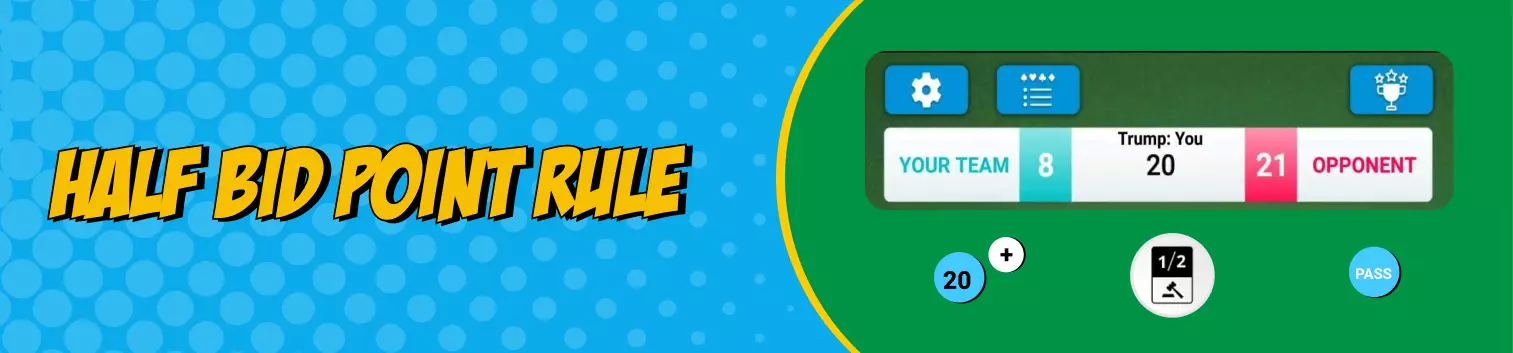 half bid point rule banner image